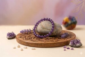 Amethyst Bracelet - violet - purple quartz