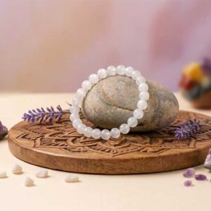 Selenite Bracelet - Milky Moonlight